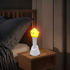 Produk Anak Portabel Lampu Senter 3 in 1 Bentuk Binatang Lucu: Lampu Tidur dan Senter LED Mini Isi Ulang untuk Hadiah Anak-Anak Grosir