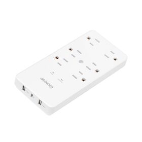 OEM & ODM verfügbar, ETL&cETL gelistet, 6 Steckdosen mit 1 USB-C & 2 USB-A für Home Office