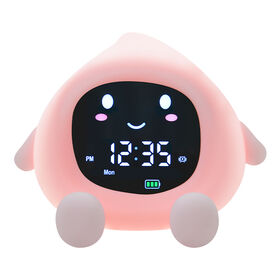 2025 New Smart Wake up Light Sunrise Alarm Clock Kids Adults Bedrooms Customized Clocks with night light sound machine