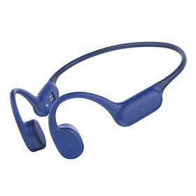 Novos fones de ouvido de condução óssea de silicone macio com cartão de memória de 32G, profissionais, à prova d'água IPX8 para natação