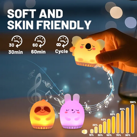 Mini Portable White Noise Machine Sooth and Natural Sounds USB Rechargeable Timed Shutdown Sleep Sound Machine for Baby