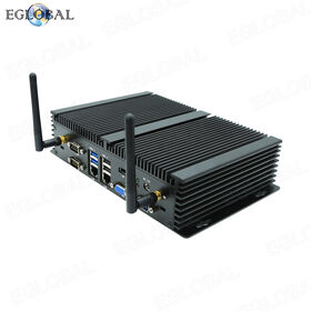 Miniordenador de Nuevo Diseño con Core I5-8265U, 4GB/8GB/16GB/32GB/64GB DDR4, Ventilador de Refrigeración de Cobre, Disponible con Enchufes US/EU/AU. Mini PC Industrial de Alto Rendimiento.