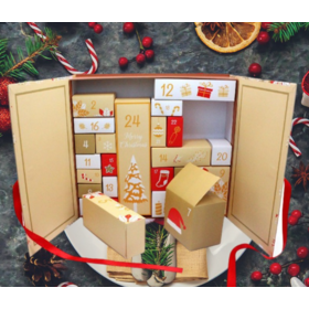 Wholesale Christmas surprise boxes, blind boxes, calendar boxes, 24-day countdown gift boxes for Advent calendars