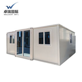Cabina modular de acero galvanizada adaptable para Warehouse Uso del taller de la oficina Casa prefabricada