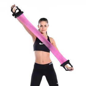 Bandes D'Étirement Élastiques Avec Boucles - 2,45 M, 12 Boucles - Pour Yoga, Pilates, Récupération - Non Élastique - 7