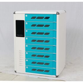 Taquilla de Carga Multifuncional de Ocho Ranuras para Dispositivos Electrónicos, Compatible con Teléfonos, Tablets y Laptops - Solución de Carga para Empresas