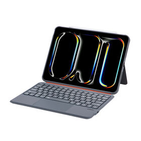 Detachable Magic touchpad 7Colors Backlight Keyboards for iPad Pro 11 Inch M4 2024