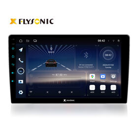 Flysonic 9 10 Inch Android Car Stereo 4+64GB HD Touchscreen Built-in GPS Navigation DVD/MP5 Player