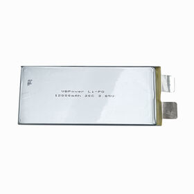 VBpower Batterie Li-PO à semi-conducteurs haute densité énergétique, cellule unique 3.85V 12000mAh 20C - Idéale pour drones et véhicules électriques