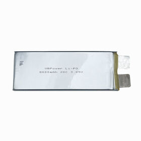 VBpower High Energy Density Solid State Li-PO Battery Single Cell 3.85V 8000mAh 20C