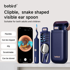 Kit de endoscopio médico HD Bebird Earsight Plus de 3,2 mm con giroscopio de 360°, LED ajustable y disectores ENT esterilizables