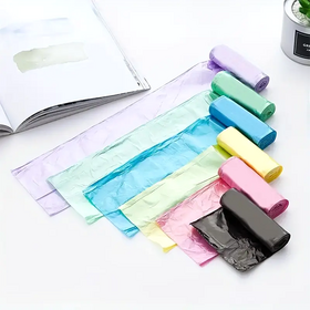 Factory Extra Large Compostable Home & Garden Biodegradable compostable bin liner waste Plastic garbage Flat Trash Bag customized