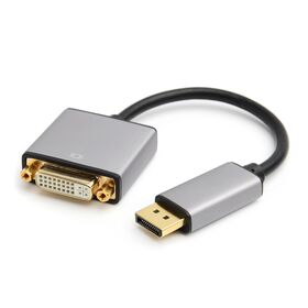 OEM DisplayPort to DVI-D Single Link Adapter Male to Female Adapter Compatible for Lenovo HP and More [Gold-Plated Connectors