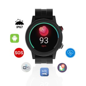 2025 Senioren Smartwatch mit Exklusiven Patenten L23: Blutdruckmessung, SOS-Taste, Gesundheitsüberwachung, GPS 4G Senioren Armbanduhr