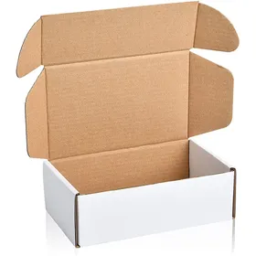 Custom Retail Logo Color Paper Mailing Product Box Printed Corrugated Folding Shipping Kraft Mailer Packaging Cardboard Box