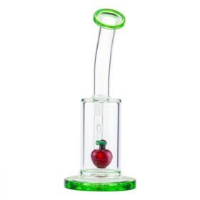 Cachimbo de água de vidro personalizado Tubo de vidro Cereja dentro