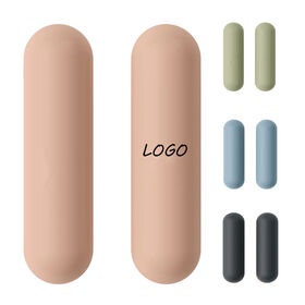 Wholesale 0.5-2KG/Pcs Gym Equipment Weight Strength Yoga Training Non-slip Silicone Rubber Dumbbel