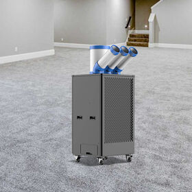 GREENFLY/JJPRO New 26000BTU 3-Hose with Strong Cooling, for Warehouse/Basement/Hotel/Workshop Portable Commercial Air Conditioner