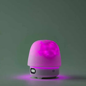 Lampe de Bureau LED Intelligente avec Veilleuse de Chevet Ronde, Lumière de Projection d'Ondes d'Eau, Télécommande, Fonctionne sur Batterie pour Usage Domestique for sale