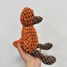 Großhandel Strapazierfähiges Quietschspielzeug für Hunde, Flamingo-Plüschtiere