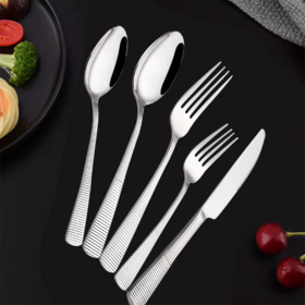 Hot Sale Stainless Steel Western Knives Forks Spoons Tableware Set