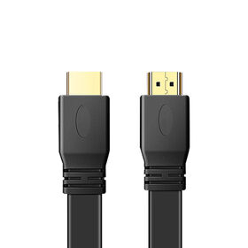Câble HDMI Plat Ultra-Mince 4K@60Hz, 18Gbps, Plaqué Or, 1~5m, pour TV/Ordinateur Portable/Projecteur - Haute Vitesse B2B