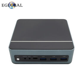 Intel Alder Lake Core i3-1215U Mini-Desktop-PC mit 2*M.2 NVMe SSD, 2*SO-DIMM DDR5-Speichersteckplätzen (bis zu 64GB), Triple-Display, Windows 11