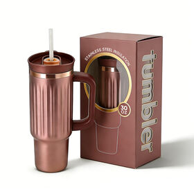 2025 New Double-wall 304 Stainless Steel Insulated Tumbler with BPA-Free flip & straw Lid and Sweat-proof Coating