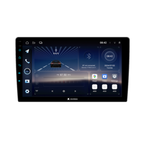 Universelles 9-Zoll-10-Zoll-2K-Touchscreen-2-Din-Android-Autoradio mit 8-Kern-Stereo-Audio-360-Kamera-Android-DVD-Player für Auto