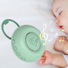 Mejor Máquina de Ruido Blanco a Batería para Dormir en Casa, Sonido Ambiental de Ventilador, Dispositivo con Sensor de Llanto para Bebés Recién Nacidos