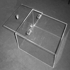 Bac en plexiglas personnalisé, bac en acrylique, bac en PMMA, bac transparent