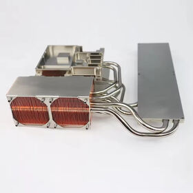 Disipador de Calor Bimetálico de Alta Conductividad Térmica (Aluminio Extruido + Cobre) para Fuentes de Alimentación (PSU) | Fabricante OEM