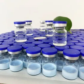 5ML GHK CU Blue Copper Peptide Freeze-dried Powder Skin Essence Acne Treatment Skin Repair Anti-Aging Peptide Powder Wholesale