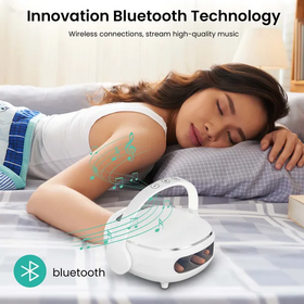 Smart Handmassagegerät mit Wärmekompression, Bluetooth-Musik, Weißem Rauschen und App-Steuerung zur Entspannung, für Büro, Zuhause und Schlaftherapie