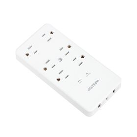 Venta al por mayor de regletas ETL y cETL con 6 enchufes, 1 USB-C y 2 USB-A