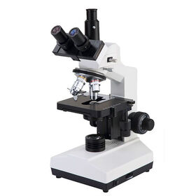 Microscopio biológico de laboratorio MXP-107BN-C, cabezal de visualización monocular con oculares WF10x WF16x, iluminación LED