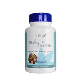 Best-Selling Custom Logo Label Supplement Manufacturer 15 Day Cleanse and Detox supplement Capsule