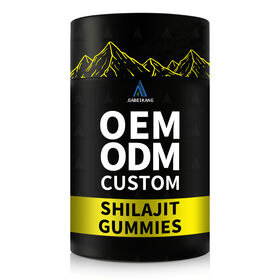OEM Custom Digestion Support Natural Supplements with own Branding Gold Shilajit Gummies