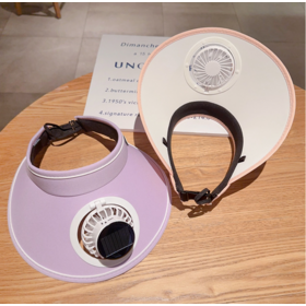 Wholesale solar fan caps, multi-functional outdoor USB+ sun protection and shading overhead caps
