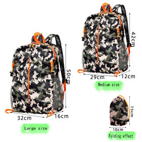 Mochila de Senderismo Ligera para Mujer, 20-35L, con Tejido Protector contra la Intemperie, Diseño Plegable para Travesías de Cuatro Estaciones y Almacenamiento para Laptop