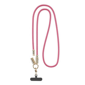 Kundenspezifisches OEM Multi-Ladegerät Datenkabel 2 in 1 USB C auf Typ C Ladekabel mit Handschlaufe Lanyard USB-Kabel