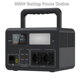 600W LiFePO4 Tragbare Powerstation mit USV und MPPT Solarladung für Camping & Outdoor-Abenteuer