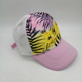 Wholesale Breathable Custom Printing 5 Panel Foam Baseball Trucker Caps Hats Custom Mesh Trucker Hat