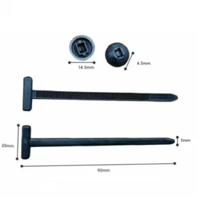 50 Attaches-câbles En Nylon Autobloquantes | Universelles, Résistantes Aux UV | Pour Voiture, Bricolage, Rangement