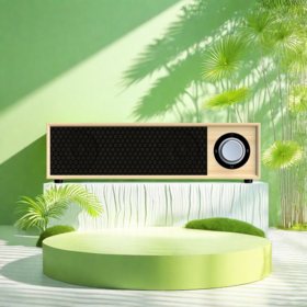 Nouveau Haut-Parleur Bluetooth Rétro en Bois 2025, Prix Usine, Fournisseur de Haute Qualité avec un Son Parfait, Haut-Parleur Bluetooth Très Vendu