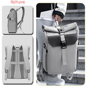 Mochila de viaje transfronteriza de moda, plegable, enrollable, para ciclismo, ocio al aire libre, bolsa para ordenador