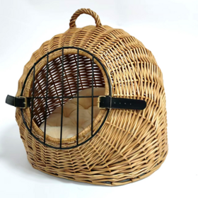 Wholesale Pet Cage, Cat Nest Willow Woven Cat House Breathable Cat Bed, Travel Cat Cage
