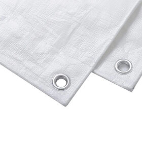 Bâche PE Double Blanche en HDPE Personnalisée OEM pour Bassin à Poissons