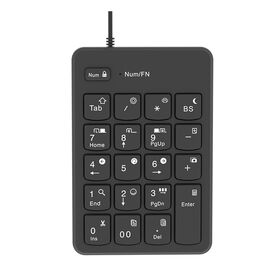 Wired Numeric Keypad 19 Keys Numeric Keyboard for Accounting Teller Laptop Notebook Small-size