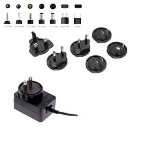 Adaptador AC/DC de pared de 60W 65W 9V 12V 24V 1A 2A 3A 4A 4.16A 5A 6A 8A 10A para CCTV